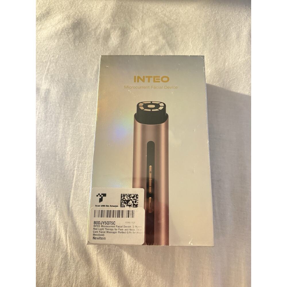 INTEO Microcurrent Facial Device 3 Modes Red Light Therapy for Face and Neck